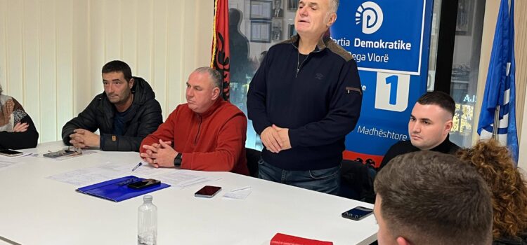 t, më 20 dhjetor 2025, së bashku me Koordinatorin për Mbikëqyrjen e Analizës dhe Procesin Zgjedhor pranë Degës së PD Vlorë, z. Aurel Bylykbashi